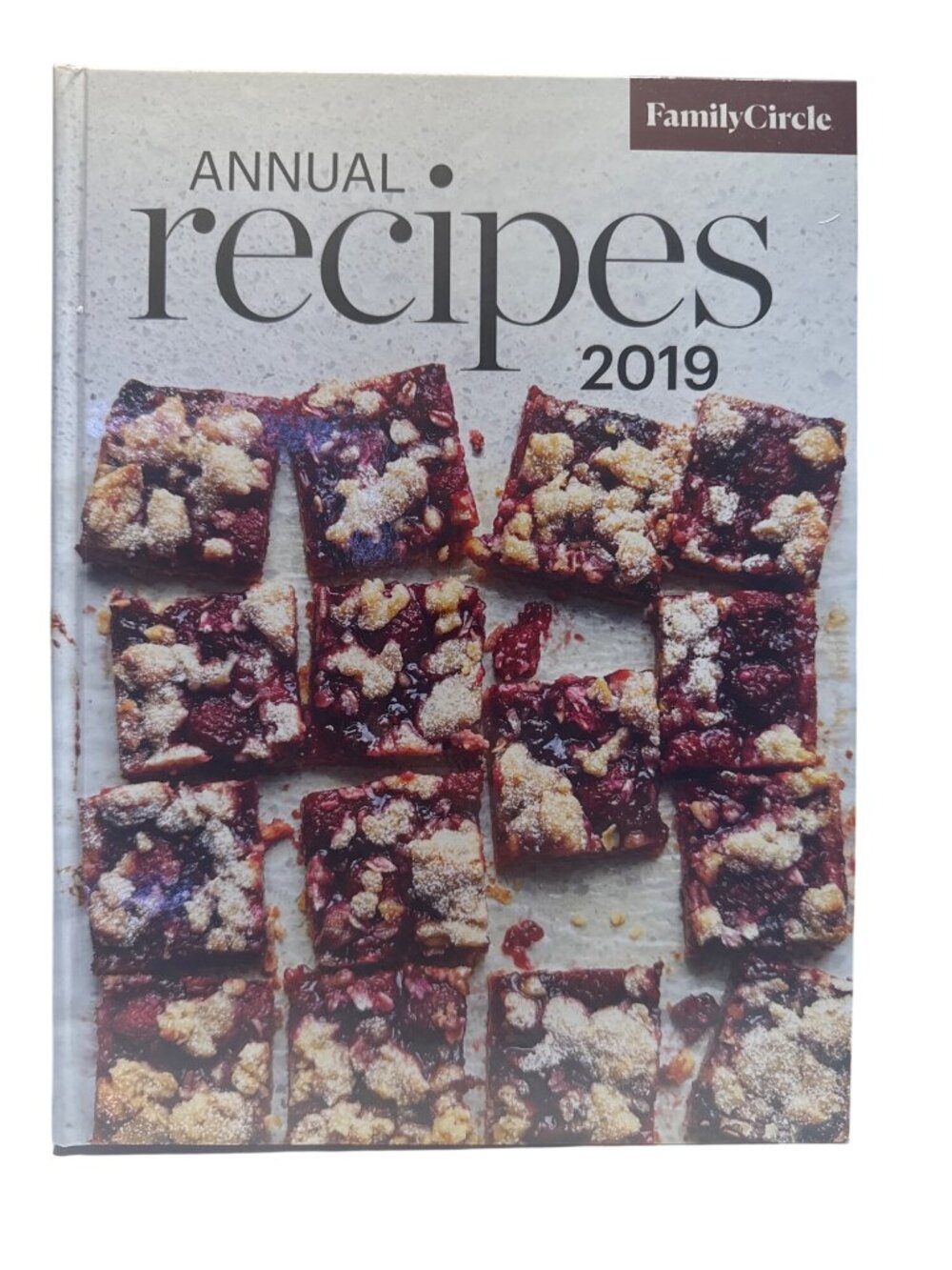 Family Circle Annual Recipes Cookbook 2019 Hardcover Mouthwatering Dishes Color